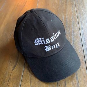 Embroidered Gangsta “Mission Bay” 6 Panel Cap
